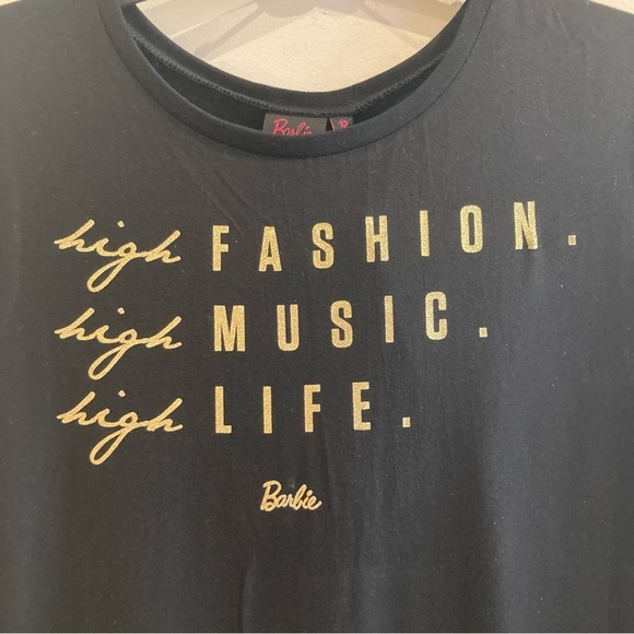 BARBIE SPLASH Sz 12 High Low Jersey Knit Short Sleeve T-shirt Dress New with Tag - Picture 4 of 9